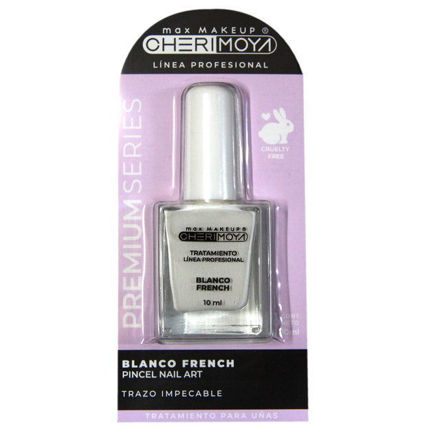 Imagen de CHERIMOYA BLANCO FRENCH PINCEL NAIL ART PREMIUM SERIES.