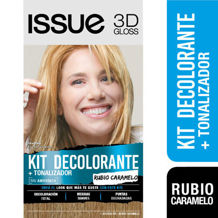 Imagen de ISSUE KIT DECOLORANTE + TONALIZADOR RUBIO CARAMELO