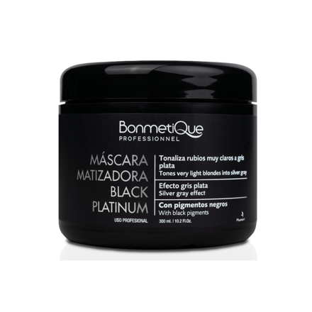 Imagen de BONMETIQUE MÁSCARA BLACK PLATINUM X 300ML.