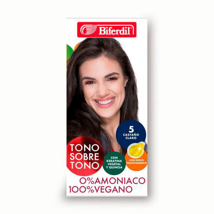 Imagen de TINTURA TONO SOBRE TONO VEGANO #5 CASTAÑO CLARO