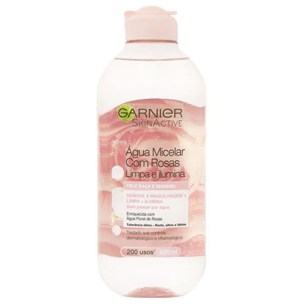 Imagen de AGUA MICELAR GARNIER CON AGUA DE ROSAS X 400